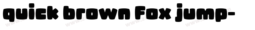 quick brown fox jump字体转换 quick brown fox jump字体转换